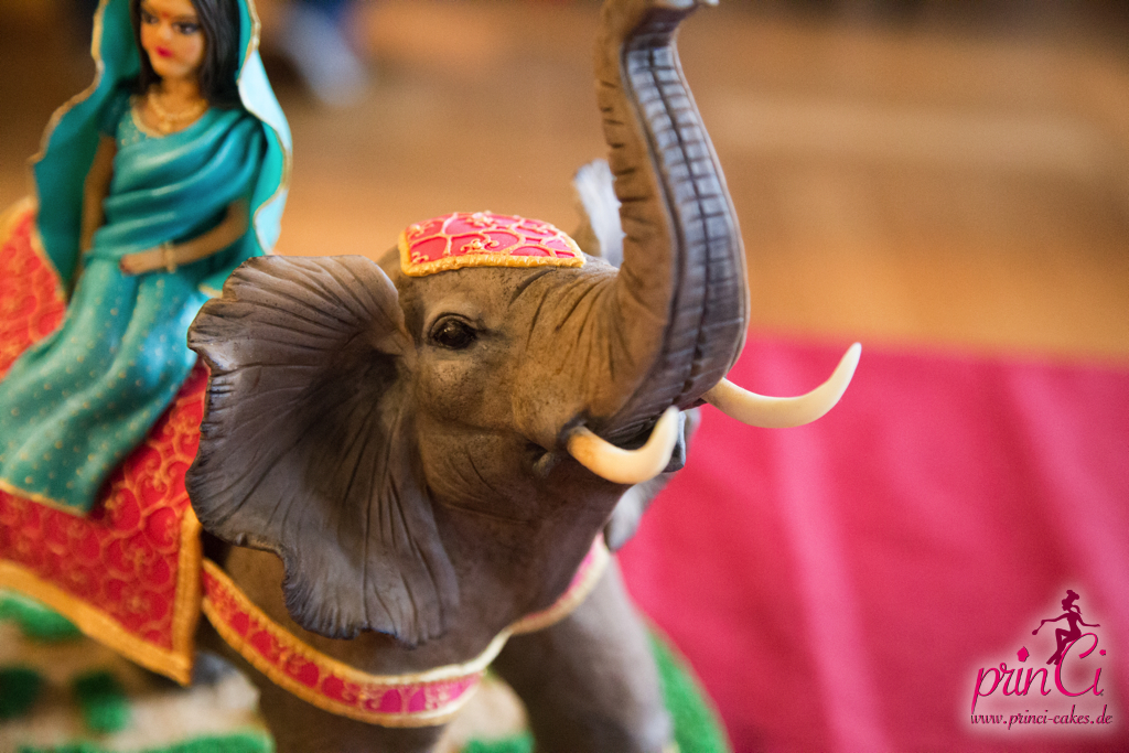 Elefant Modelliert Fondant Tortenshow 2014