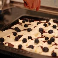 Zuckerfreie und glutenfreie Blueberry Cheesecake Brownies