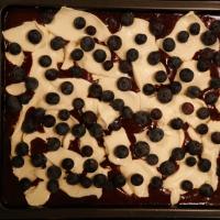 Zuckerfreie und glutenfreie Blueberry Cheesecake Brownies