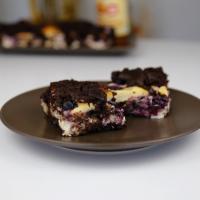 Zuckerfreie und glutenfreie Blueberry Cheesecake Brownies